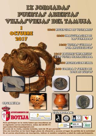 Imagen IX JORNADAS PUERTAS ABIERTAS VILLASVIEJAS DEL TAMUJA