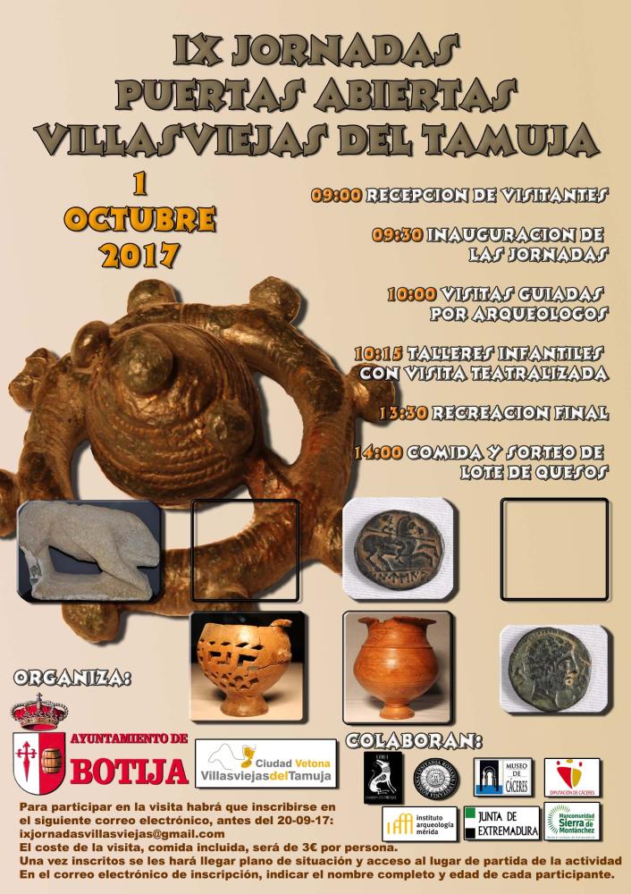 Imagen IX JORNADAS PUERTAS ABIERTAS VILLASVIEJAS DEL TAMUJA
